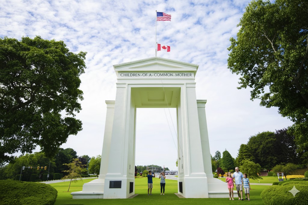 Stroll the Peace Arch State Park & International Peace Arch