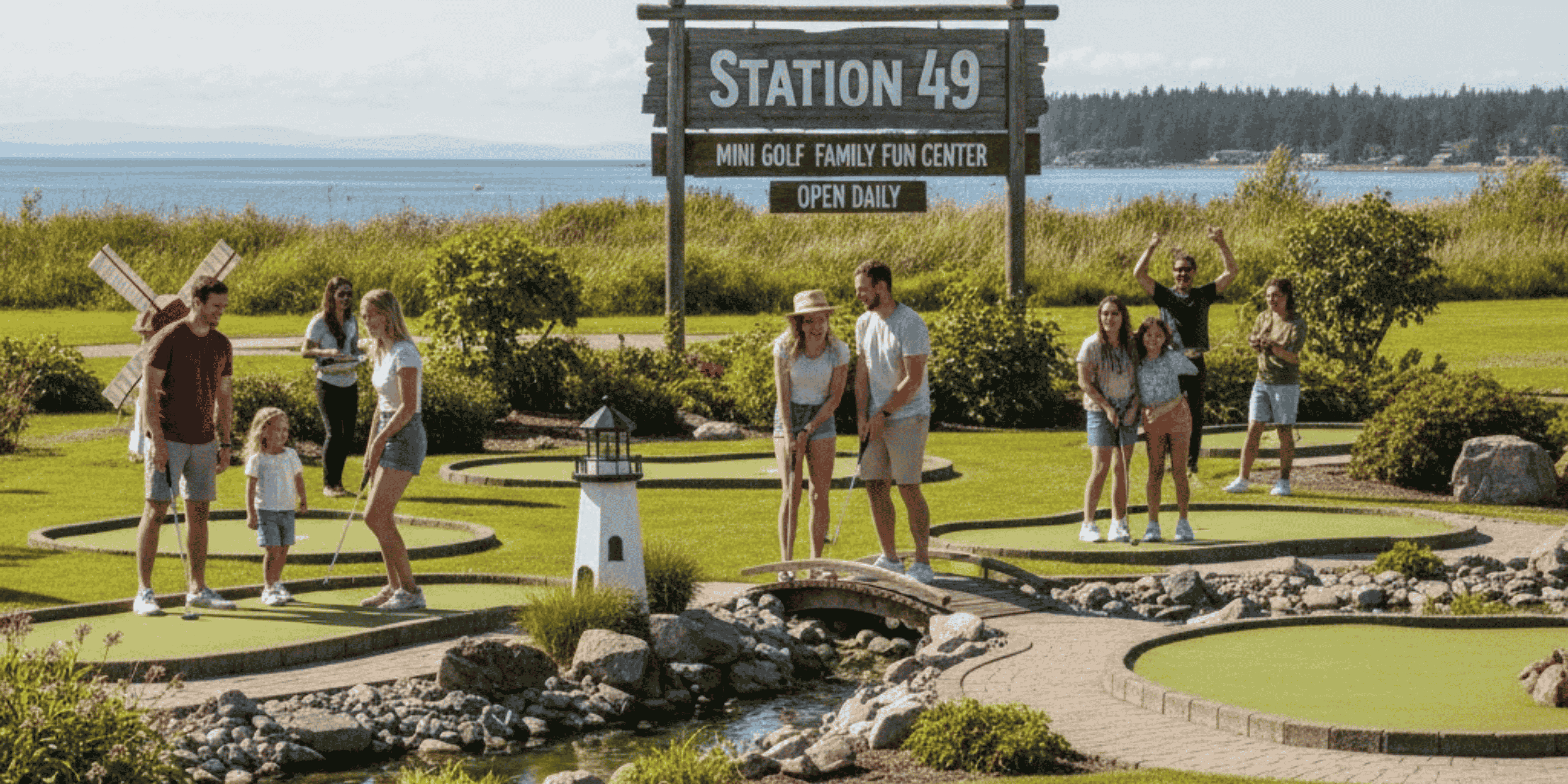 Mini Golf, Go-Karts & Axe Throwing (Station 49)