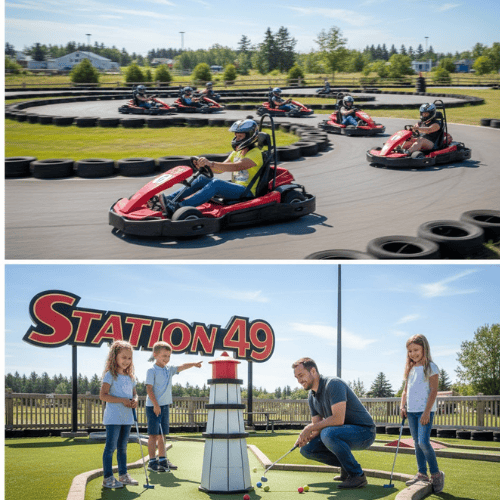 High-Energy Fun at Station 49 (Go-Karts & Mini Golf)